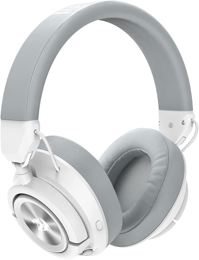 Redragon H889 Wireless Gaming Headset, 4-in-1 (2.4G/BT/USB/3.5mm), 51H Battery & Play-While-Charging, 7.1 Spatial Audio & 53mm Drivers, Detachable Mic, Multi-Platform Headphone for PC/PS5/NS/Mobile