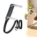 240W Braided Fast Charge Cable With Built-in Phone Stand, 2026 New T-Shaped Foldable Durable USB-C Cord, 90 Degree USB C Cable Right Angle Multi-Functional Charger Cord, Type-C to Type-C (1Pcs)