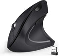 Ergonomic Mouse, 2.4G Optical Wireless Vertical Mouse with 6 Buttons - 3 Adjustable DPI 800/1200/1600 for Laptop, PC, Computer, Desktop, Notebook etc, Specially for Right-handers