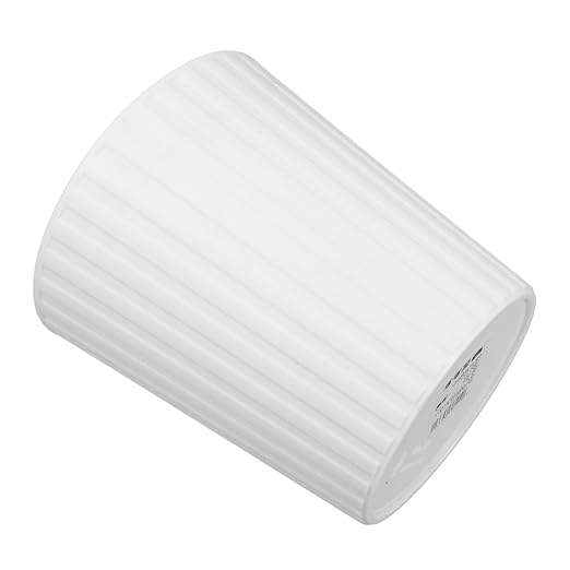 COHEALI Mini Desktop Trash Can Compact Waste Bin for Office and Home Small Tabletop Organizer for Waste and Fruit Slim White Design for Desk Dorm Kitchen