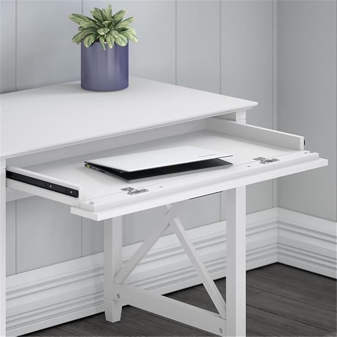 Pemberly Row Office Set, 54W Computer Desk, 5 Shelf Bookcase, 2 Drawer Lateral File Cabinet, Durable Wood Construction, Multiple Finishes, Adjustable Shelves, Home Office Furniture Solution