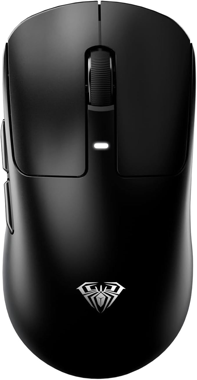 AULA SC680 Wireless Gaming Mouse, Tri-Mode 2.4Ghz/USB-C/BT5.2, Ultra-Lightweight Mouse, PAW3395 Sensor, 8K Polling Rate, 26000 DPI, 75Hrs Battery Life, Rechargeable Gaming Mice for PC/Laptop/Mac/PS5