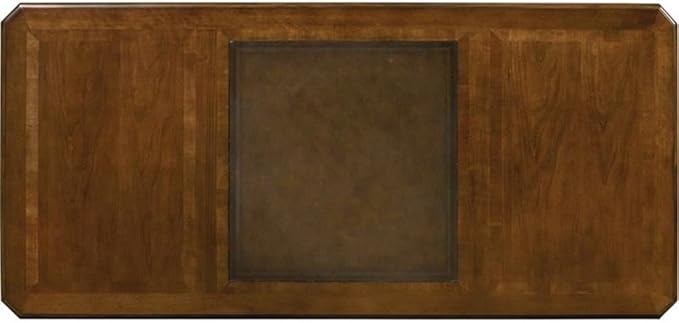 BOWERY HILL 2-Piece Office Set of Executive Desk & Filing Cabinet in Cherry