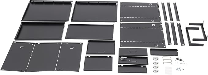 3 Drawer Mobile File Cabinet with Lock, Under Desk Rolling Filing Cabinets with Tag Jacks, Lockable Vertical File Cabinet for Home Office, Easy Assembly (Black)