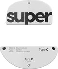 Superglide Glass Mouse Skates - Consistent Controllable Glide, Polished Round Edge, Super Balanced Gaming Mouse Feet with Durable Sole for Pulsar ZywOo (Type-C, White)