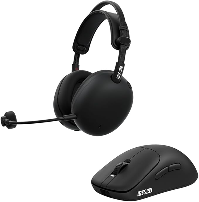 Sony INZONE H9 II Wireless Noise Canceling Gaming Headset (Black) + Wireless Gaming Mouse