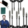 2-In-1 Invisible Holder Charger Cable–240w Fast Charging Cord With Built-In Phone Stand, Multi Invisible Stand Charging Cable, Type-C & Folding Phone Holder 5ft To Smartphones Tablets (5PC,C-L)