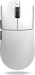 ATK Blazing Sky X1 Wireless Gaming Mouse – Ultra-Light 49–54 g, PixArt PAW3950/3950 Ultra Sensor, Quad-Mode Connectivity, 8K Polling, Optical Switches, Nordic 52840 MCU (X1 Ultimate, White)