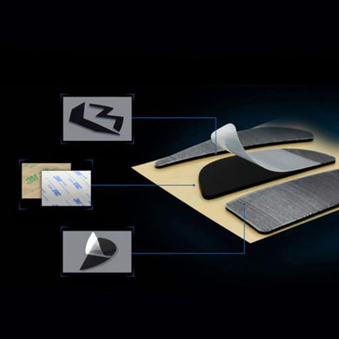 HUYUN New Mouse Skates & Mouse Feet & Mice Feet & Mice Skatez & mouseskates for Razer Orochi 2015 RGB(Come with 2 Sets