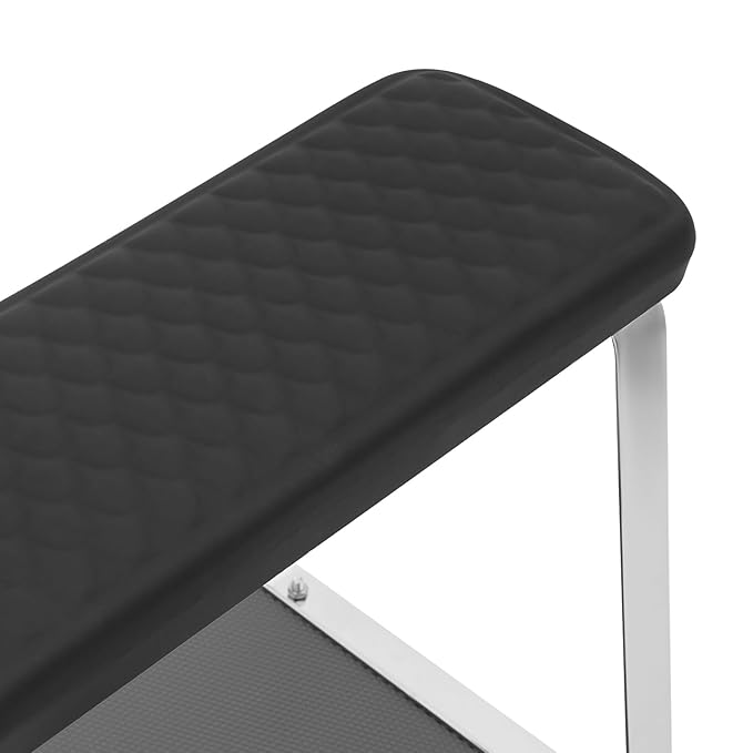 Pedicure Foot Rest for Nail Tech Nail Salon, Nail Stand,PU Leather Foot Nail Stand Rest for Home and Salon Use Pedicure Station (Black)