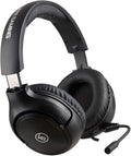 IOGEAR Kaliber UNIKOMM Universal Headset - 50mm Max Bass Drivers - 4-Way Swiveling Noise Isolating Earcups w/Memory Foam - Built-in Volume Control & Mute - Detachable Boom Mic - 3.5mm Connector -