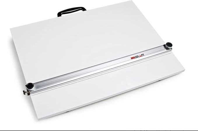 Martin Universal Design 20" x 26" Pro-Draft Parallel Straightedge Drawing Board, White Melamine, 1 Each (U-PEB2026B)