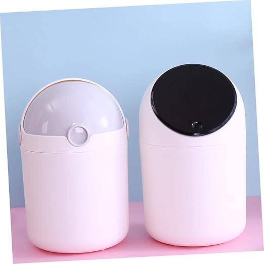 DECHOUS Simplify Your Space Mini Desktop Trash Can Slim Kitchen Waste Bin Little Trash Can for Bedroom