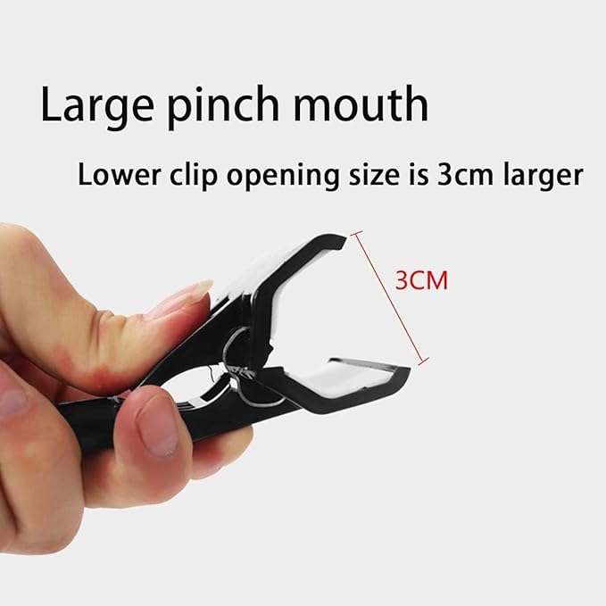 5pcs Sign Clips Clip Holder Sign Holder Clip Paper Holder for Table Top Clip On Sign for Paper Holder Computer Monitor Handy Artist Supplies Holder(5pcs Black)