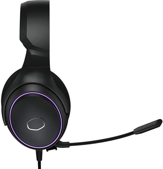 Cooler Master MH650 Gaming Headset with RGB Illumination, Virtual 7.1 Surround Sound, Durable Aluminum Frame, Detachable Omni-Directional Boom Mic, USB Connectivity (MH-650)