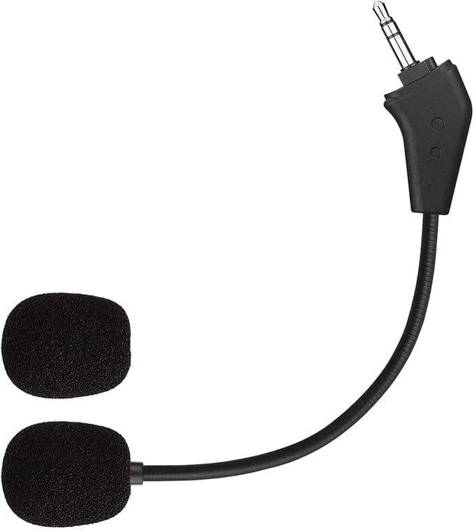 weishan HS60 Pro Mic Replacement for Corsair HS50, HS60, HS70 Gaming Headset Detachable Microphone Gaming Headset on PS5, PS4, PC, Xbox, Noise Cancelling 3.5mm Black