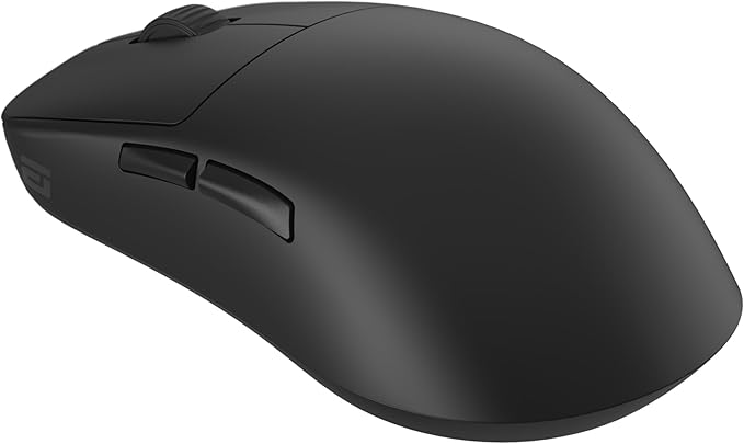 ENDGAME GEAR OP1we Wireless Gaming Mouse, CompX CX52850 Microcontroller, Pixart PAW3370 Optical Sensor, Mod-Friendly, Hybrid Skate Design, Claw Grip, 2.1 oz, Black