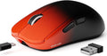 EWEAND X23 Pro Gaming Mouse, Tri-Mode 2.4G/USB-C/BT 5.4 Wireless Mouse, PAW3311 Sensor,12000 DPI, 59g Lightweight, Zero Delay, Ergonomic Computer Mouse with Anti-Slip Grip Tape for Laptop/PC/Mac-Red