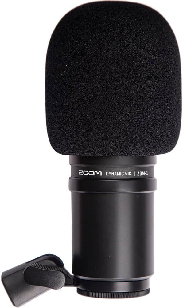 Zoom ZDM-1 Podcast Mic Pack, Podcast Dynamic Microphone, ZHP-1 Headphones, TPS-4 Tripod, Windscreen, 2-Meter XLR Cable, for Recording & Streaming Podcasts + Cleaning kit