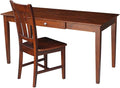 International Concepts Desk with Drawer - Larger Size and Chair