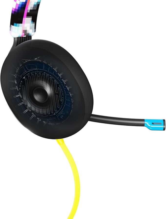 Skullcandy SLYR Multi-Platform Wired Gaming Headset, Removable Mic, Durable and Comfortable Lightweight Design, Ultra-Soft Memory Foam Ear Cushions, PC, Xbox, PlayStation - Black Digi-Hype