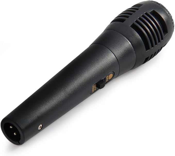 Chliste Singing Machine Unidirectional Dynamic Microphone with 5 Ft. Cord