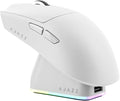 MechLands AJAZZ AJ139P V3 MC Wireless Mouse with Charging Base, 3 Modes Gaming Mouse with 800mAh Battery, Adjustable 24,000 DPI, PAW3311 Sensor, 1000 Polling Rate, 69g Lightweight, Win/Mac (White)