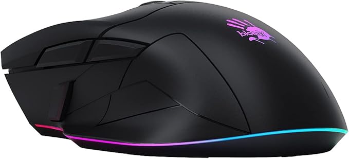 Bloody Gaming W70 Max Gaming Mouse, 10000 DPI, 250 IPS, RGB, Black