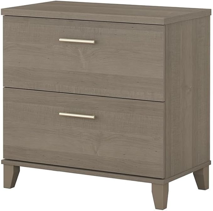 Home Square 2-Piece Set with 60W L Shaped Desk & 2-Drawer File Cabinet