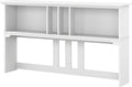 Bush Home Salinas 60W Hutch for L Shaped Desk in Pure White
