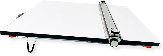 Proartek PK00017 Model PXB31 Portable Drafting Drawing Board 23" x 31"; PXB Series; Adjustable Aluminum Parallel Straightedge; Carry Handle; Architecture Tool for Students and Professionals