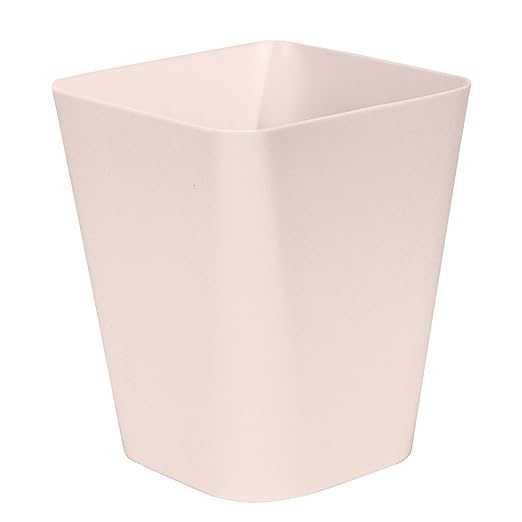 Small Trash Can - Plastic Waste basketbin - for Office,Home,Bathroom,Kitchen - 1.8 Gallon - Khaki