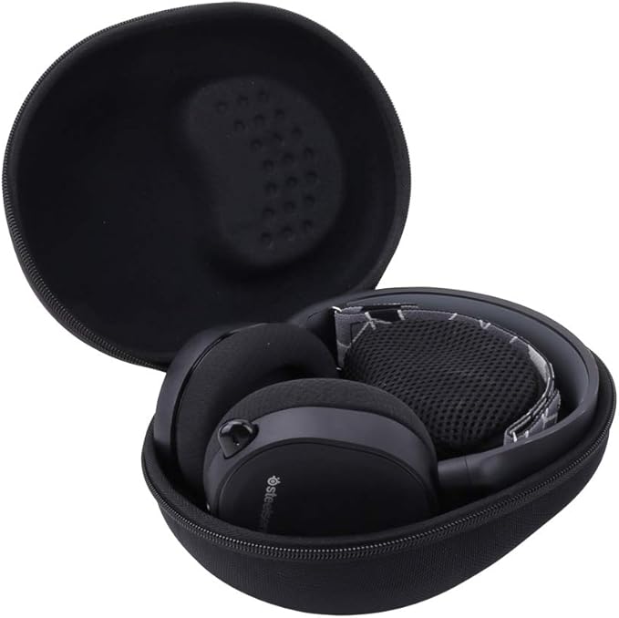 Aenllosi Hard Storage Case for SteelSeries Arctis 1 3 5 7 7X 7P+ 9 9X PRO Gaming Headset (Black)