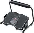 Adjustable Rocking Foot Rest for Under Desk at Work, Ergonomic Office Footrest Foam Leg Rest Elevated Under Table, Standing Desk Foot Rocker Stand Support (Black)