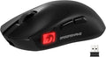 ATTACK SHARK × MAMBASNAKE M4 Wireless Gaming Mouse, 24000 Adjustable DPI PAW3311 Optical Sensor, Programmed Buttons, 52g Lightweight Ergonomic Computer Mice 2.4G/BT/USB-C for PC/Mac-Black