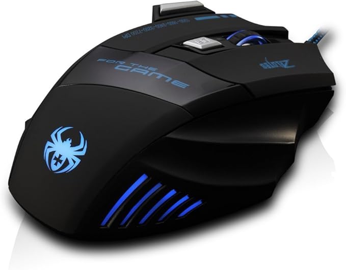 zelotes 7200 DPI 7 Buttons Professional LED Optical USB Wired Gaming Mouse Mice for Gamer