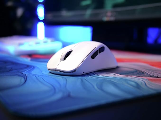 CHERRY XTRFY M64 Wireless | Ultra Light Ergonomic Gaming Mouse (M64 Pro 8K, White)