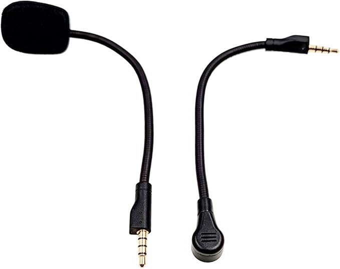 Replacement Game Mic for Steelseries Arctis 1 Headphones Detachable Microphone Boom for Gaming Headsets PS4 Pro PS5 Xbox One X Computer PC Mac 3.5mm Jack Noise Cancelling