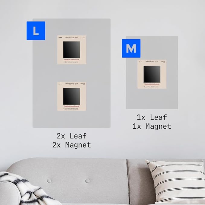 Displate Magnetic Wall Mount Kit for Hanging Pictures, 9-Pack Peel & Stick Wall Magnets with Safe Removable Adhesive Leaf - No Drill, Damage-Free Magnets for Wall Art, Metal Posters & Prints