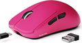EWEAND X23 Pro Wireless Gaming Mouse, Tri-Mode 2.4G/USB-C/Bluetooth 5.4 Mouse, PAW3311 Sensor, 12000 DPI, 59g Lightweight, 1ms Response, Seamless Device Switching Computer Mouse for Laptop/PC/Mac-Pink