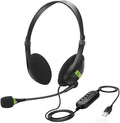 Wired Gaming Headset - Gaming Earphone with Microphone USB Headphone with Mic for Video Game Wired Earbuds