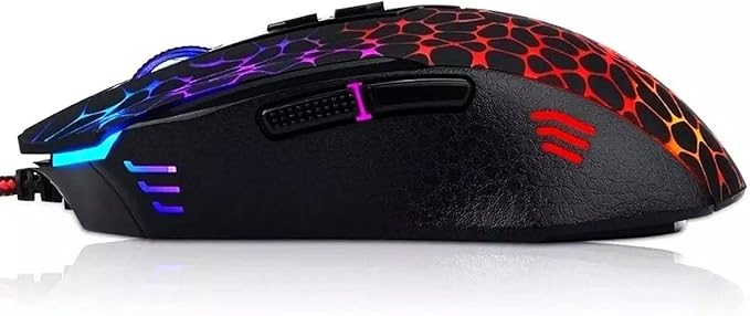 Redragon M716 Inquisitor RGB Gaming Mouse (Redragon Inquisitor),Gold