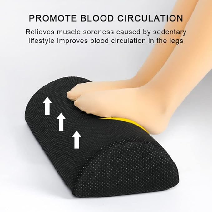 Ochine Non-Slip Foot Rest for Under Desk at Work, Under Desk Footrest Ergonomic Memory Foam Foot Stool Pillow Cushion Home Office Foot Stool for Work, Gaming, Computer, Office Cubicle and Home