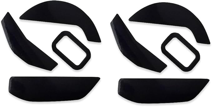 Rounded Edges Curved Mouse Skates & Mouse Feet & Mice Feet & mouseskates for Razer Basilisk Wired Gaming Mouse