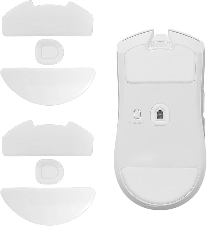 2 Pack V4 Pro Replacement Skates Compatible with Razer DeathAdder, E-Sports Wireless Gaming Mouse Feet Sliding Stickers, Glide Stickers for Smooth Control and Precision on Any Gaming Surface