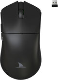 Darmoshark M3 8K Wireless Gaming Mouse,Tri-Mode 2.4G/USB-C/Bluetooth Mouse Up to 26000DPI,PAW3395 Optical Sensor Lightweight 59g,5 programmable Button 500MAh Battery Life,Computer Mouse for Laptop