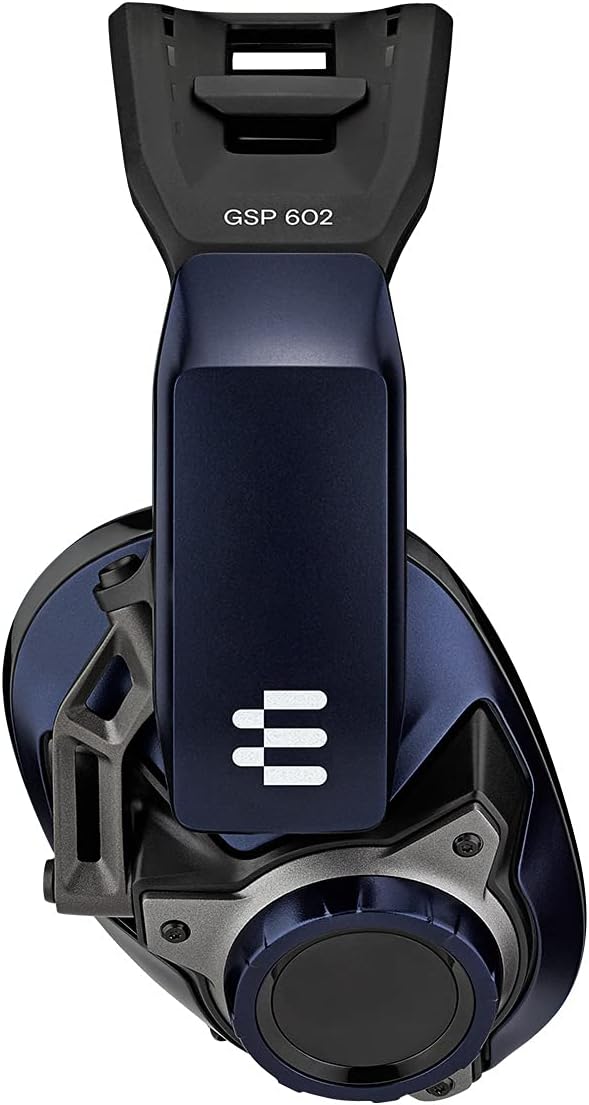 EPOS I Sennheiser GSP 602 – Wired Closed Acoustic Gaming Headset, Noise-Cancelling Microphone, Adjustable Headband with Customizable Contact Pressure, Volume Control, for PC + Mac + Xbox + PS4, Pro