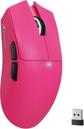 MAMBASNAKE Attack Shark X11SE Lightweight Wireless Gaming Mouse, Tri-Mode 2.4G/USB-C Wired/BT, 22K DPI, PAW3311 Optical Sensor, 59g, 5 Programmable Buttons, 300mAh Battery for PC/Mac((Berry Red)