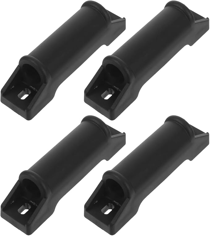 Garneck 4pcs Gaming Chair Footrest Slider Pads Attachment: Office Chair Replacement Parts Recliner Foot Rest Slider Pads for Armchair Furniture Smooth Edge Plastic Glides Easy Install