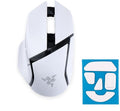 Razer Basilisk V3 Wired Gaming Mouse Case - Top Case Shell Housing with Mice Feet Sticker Replacement (White)
